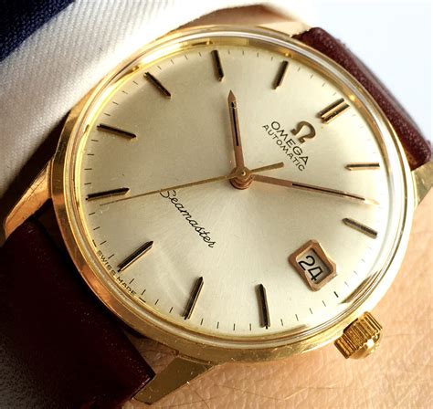 omega seamaster 18k gold